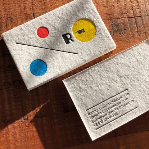 Tarjetas Personales Propias En Letterpress