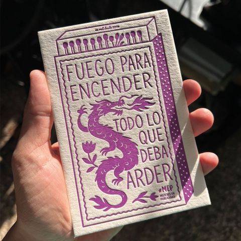 Tarjetones En Letterpress Mujeres En Publicidad