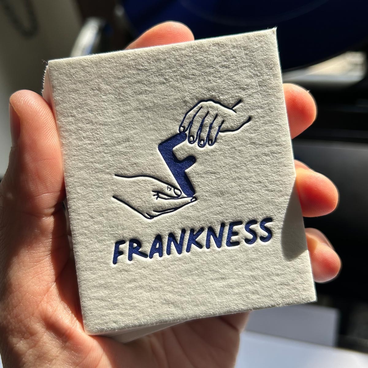 Etiquetas En Letterpress Frankness