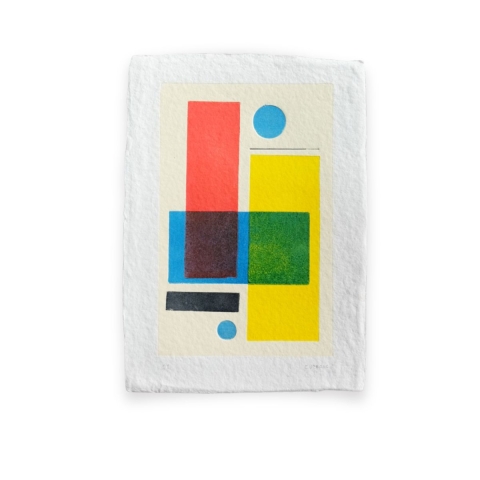 Obra Tipográfica Con Figuras Geométricas Abstracto_aa3