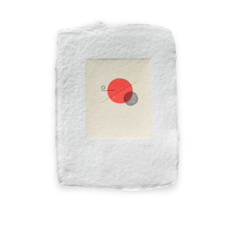 Obra Tipográfica Con Figuras Geométricas Abstracto_da