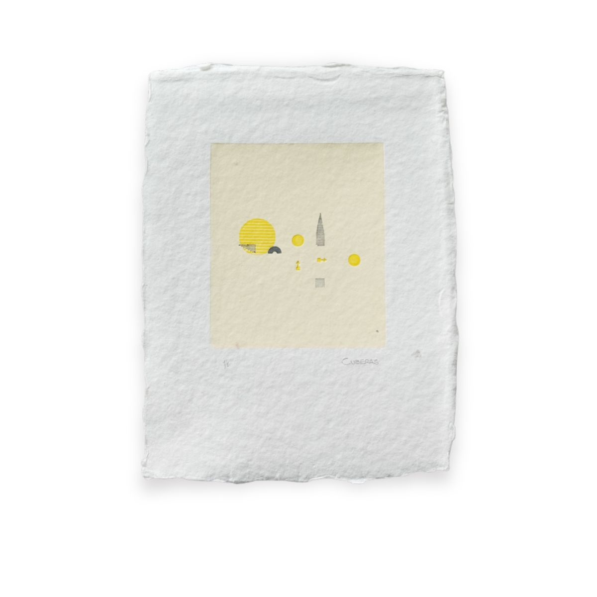 Obra Tipográfica Con Figuras Geométricas Ll3