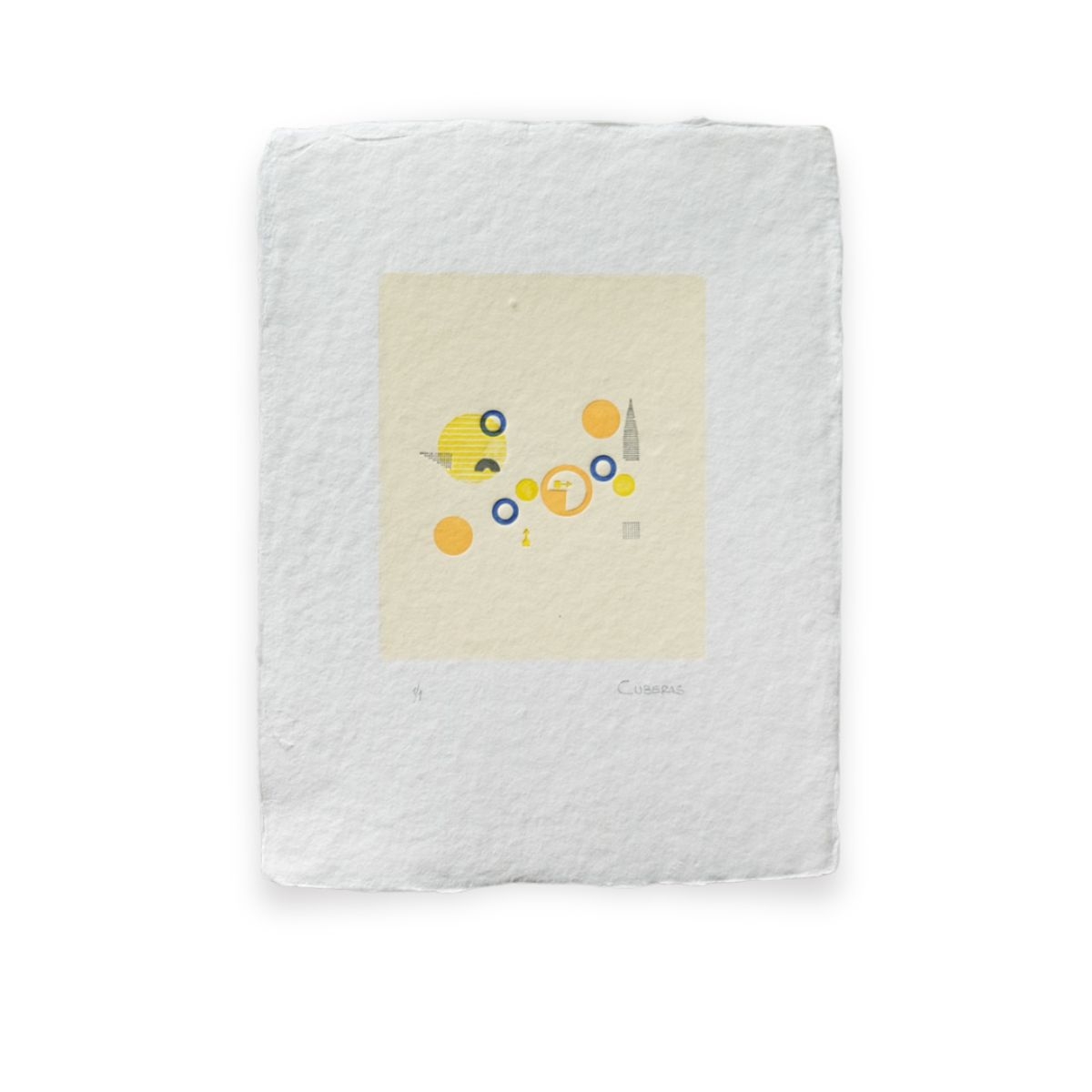 Obra Tipográfica Con Figuras Geométricas Ll4