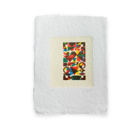 Obra Tipográfica Con Figuras Geométricas S1