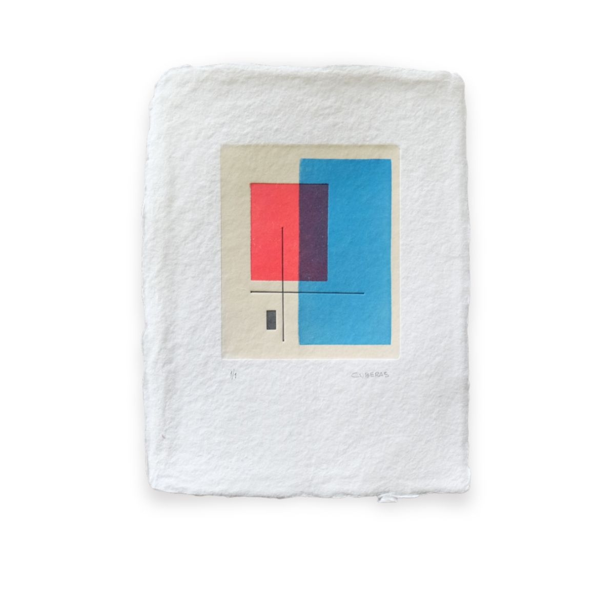 Obra Tipográfica Con Superposición De Colores N2a