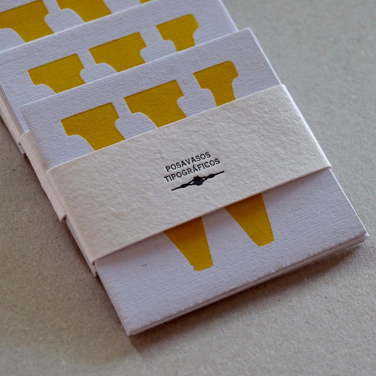 Posavasos Tipográficos Con Autos