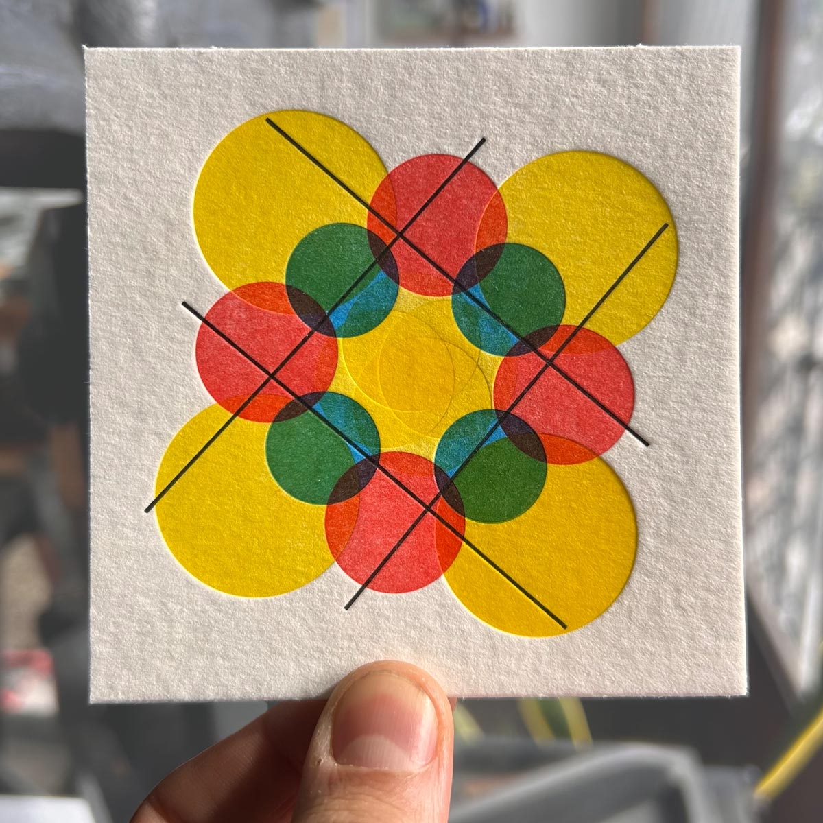 Posavasos Tipográficos Abstractos Na3