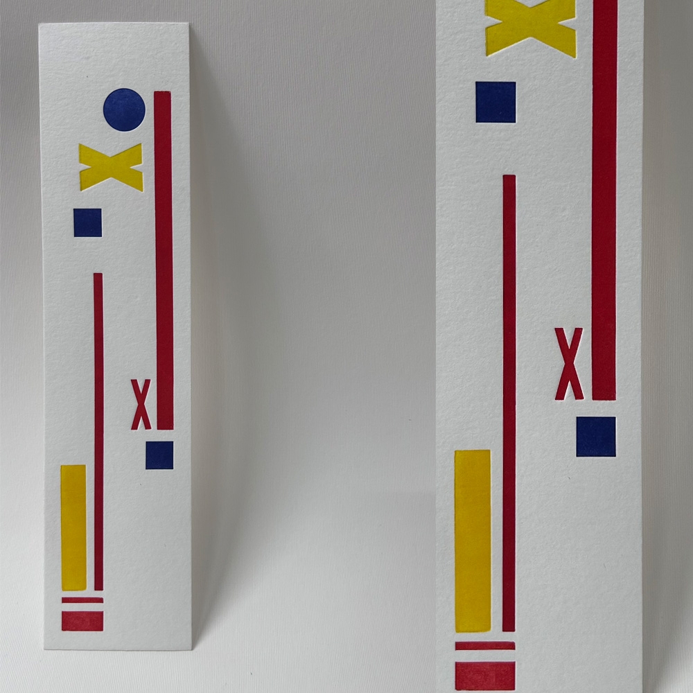 Obra Abstracta Tipográfica X2