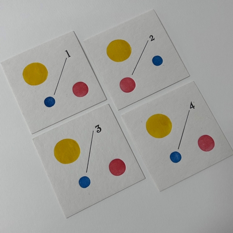 Posavasos Tipográficos Abstractos Na4