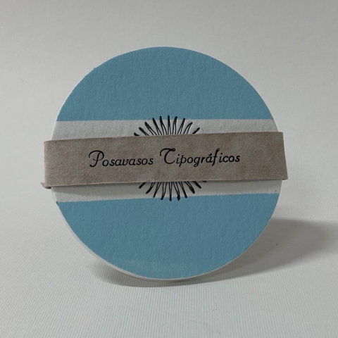 Set De Cuatro Posavasos Edición Argentina