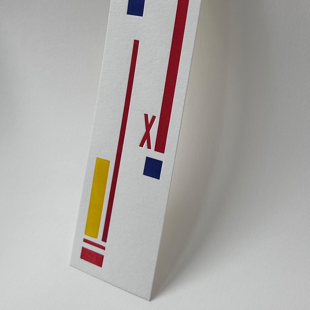 Obra Abstracta Tipográfica X2