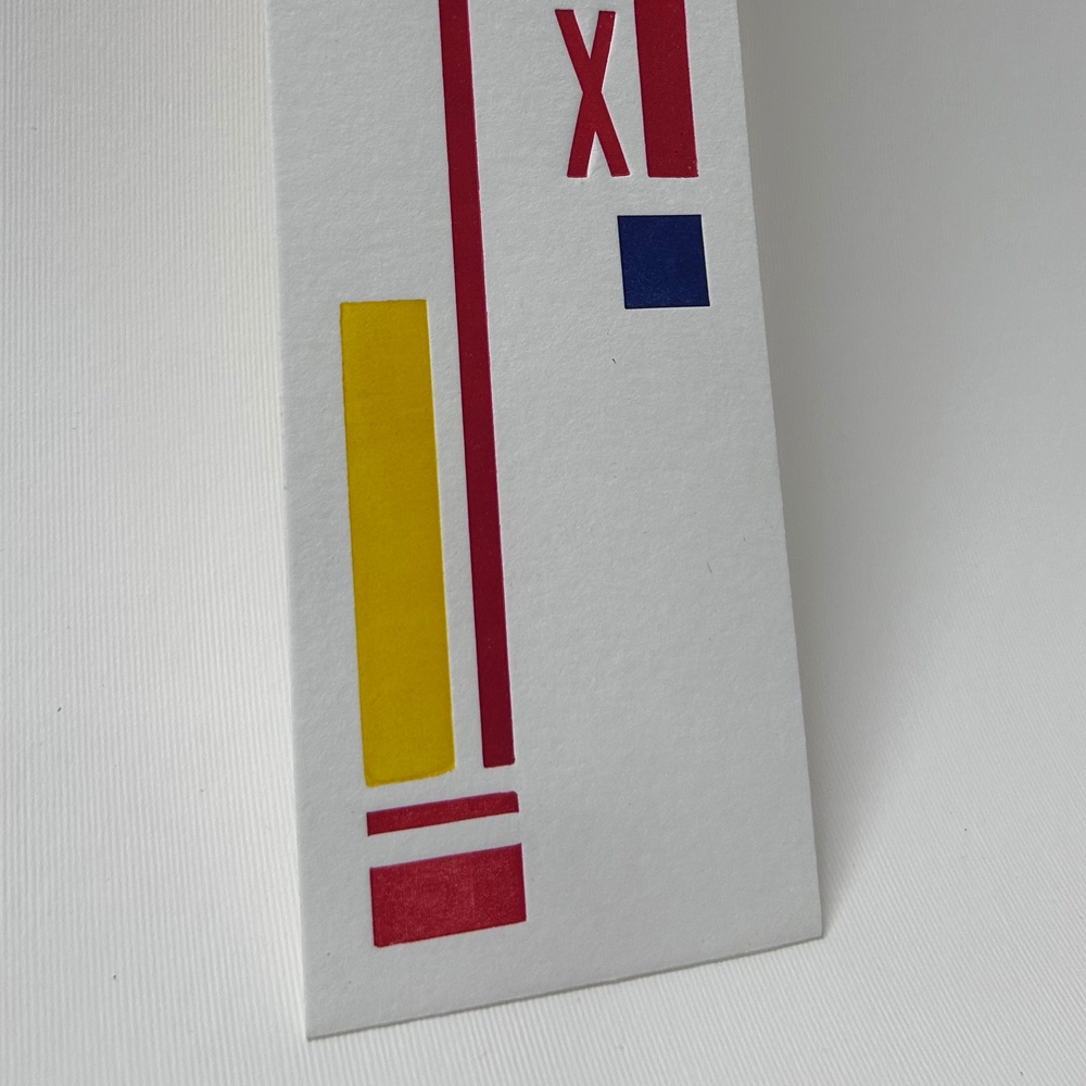 Obra Abstracta Tipográfica X2