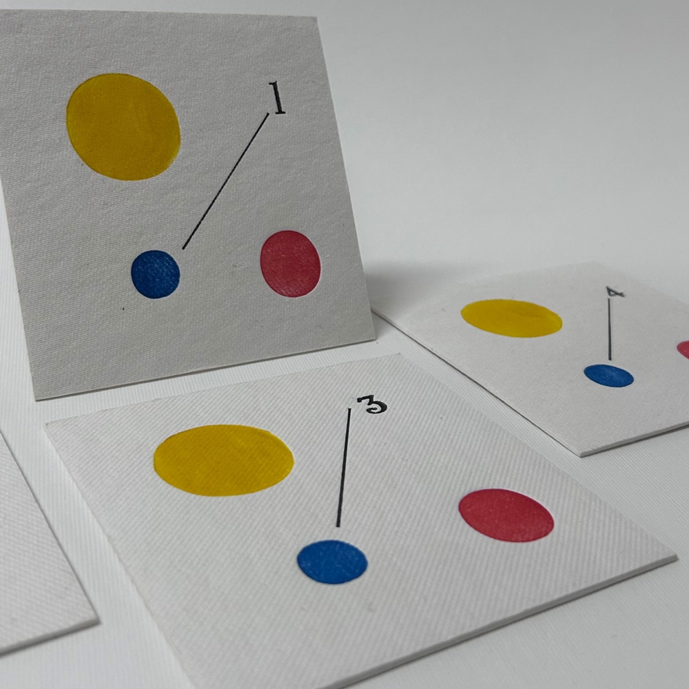 Posavasos Tipográficos Abstractos Na4