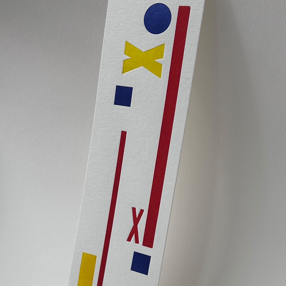 Obra Abstracta Tipográfica X2