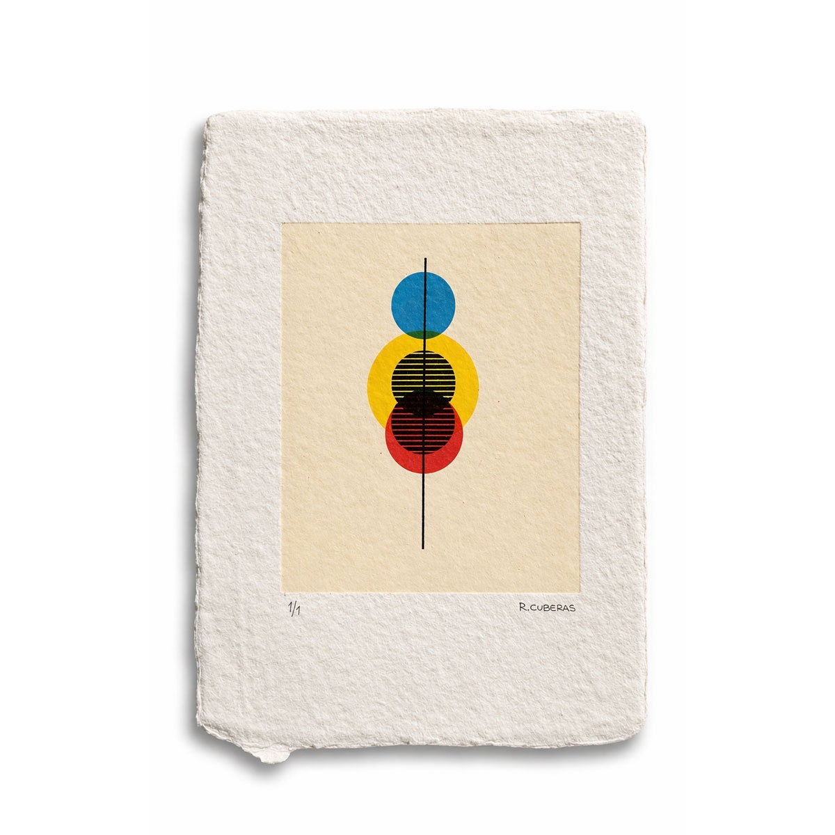 Obra Composición Tipográfica Abstracta