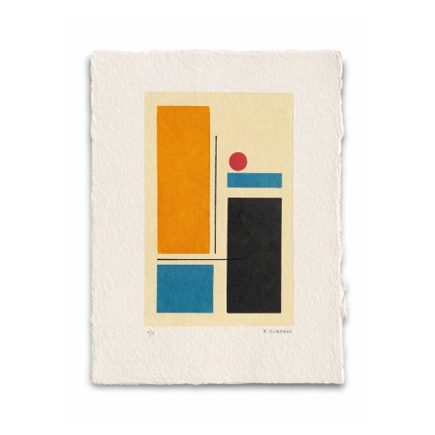Obra Composición Tipográfica Abstracta