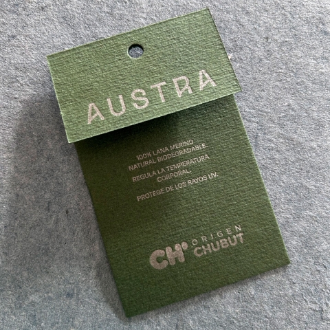 Etiquetas En Letterpress Austra Merino