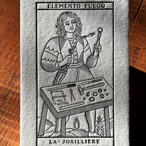 Tarjetones Personales Elemento Fuego