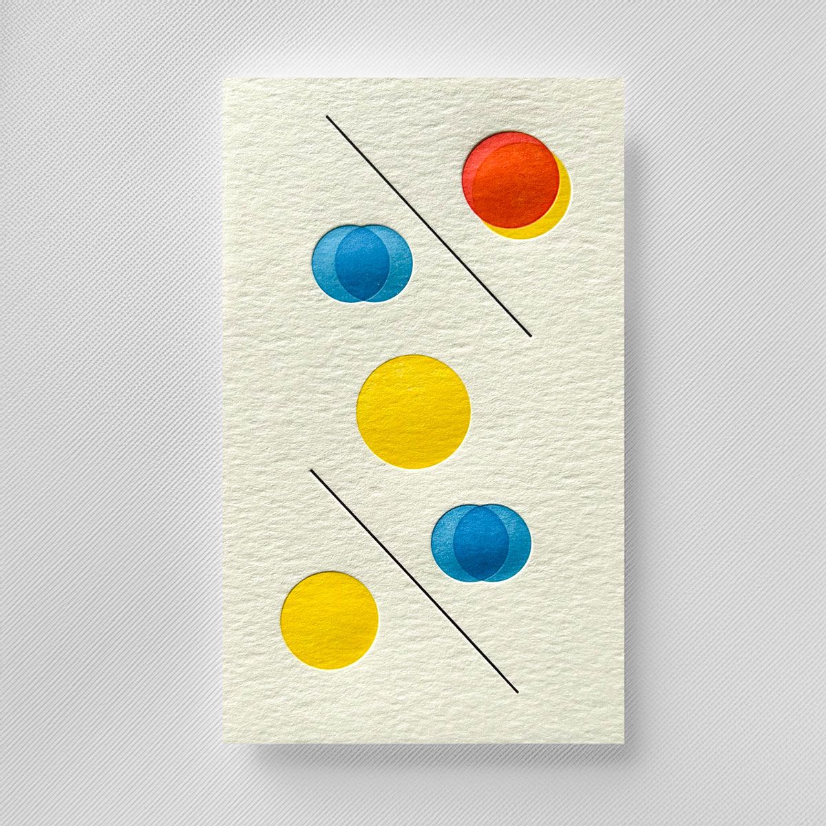 Postal Tipográfica Abstracta N2