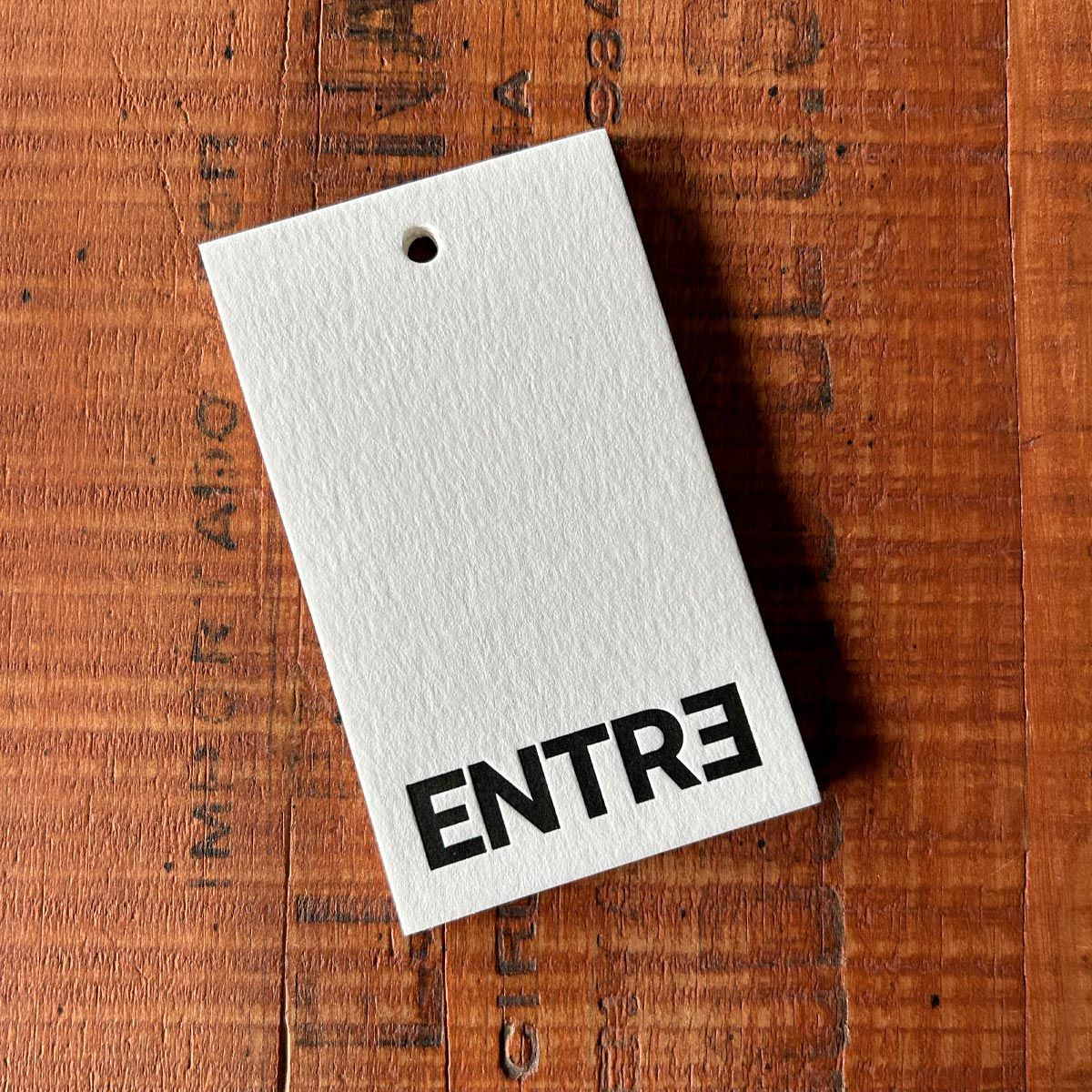 Etiquetas En Letterpress Entre Estudio
