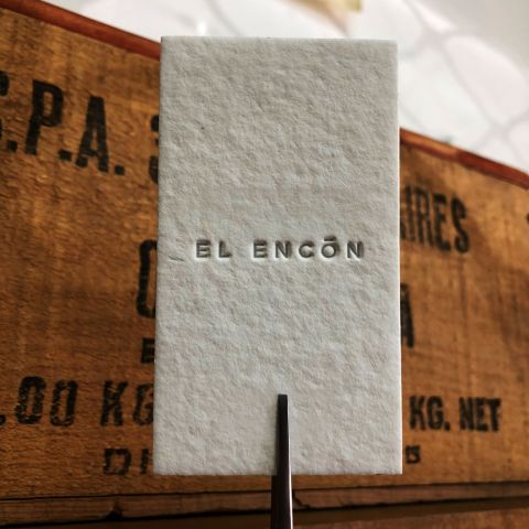 Etiquetas En Letterpress El Encon