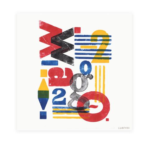 Obra Composición Tipográfica - Ww